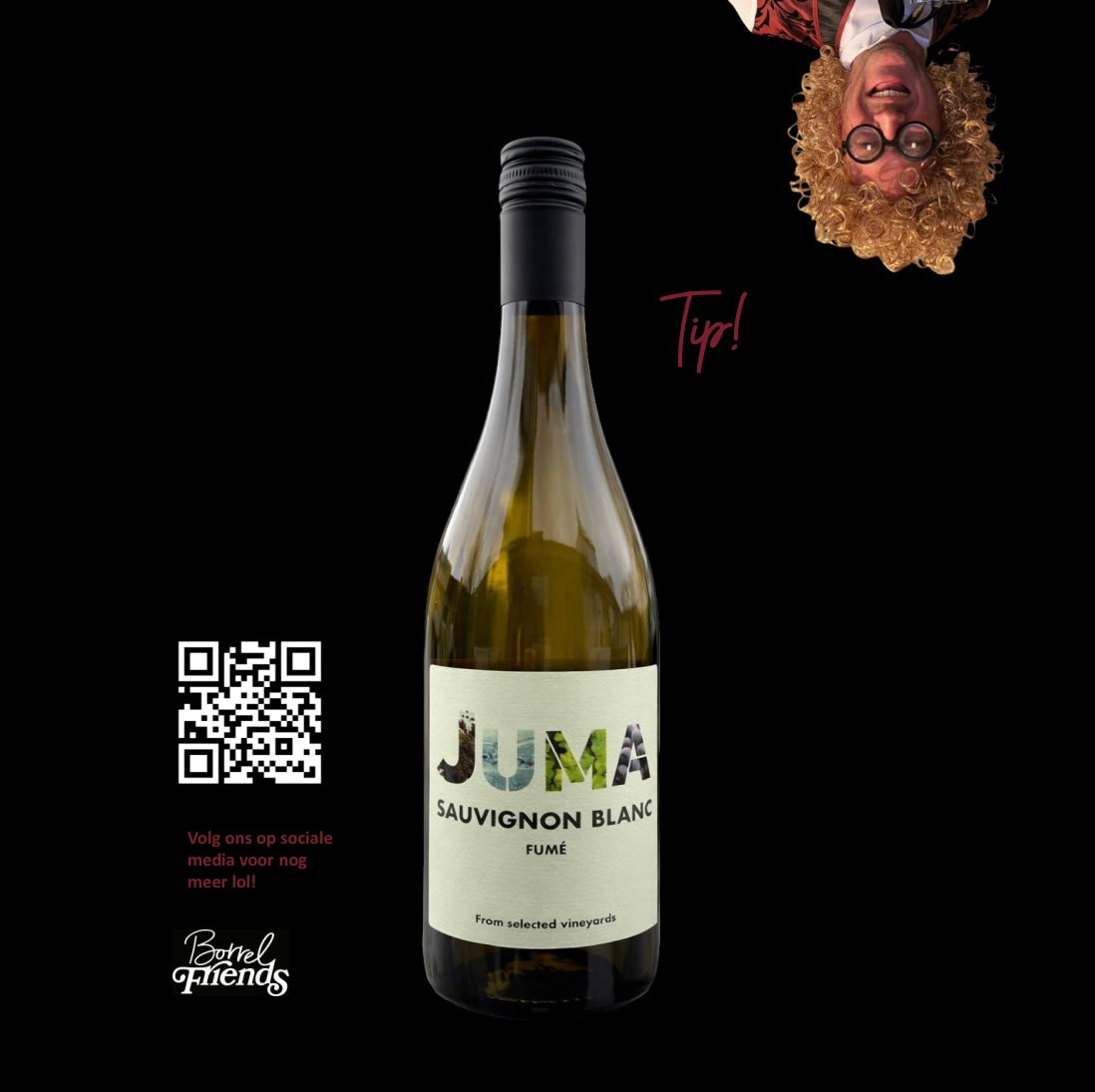 De Borrelier - 6 flessen Juma Sauvignon Blanc Oogstjaar 2025