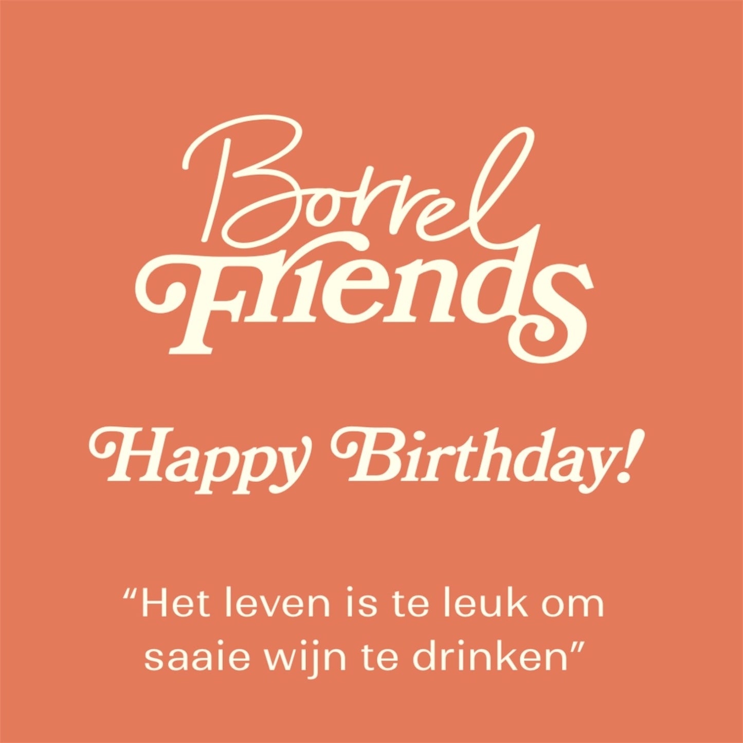 Borrelfriends - Happy Birthday