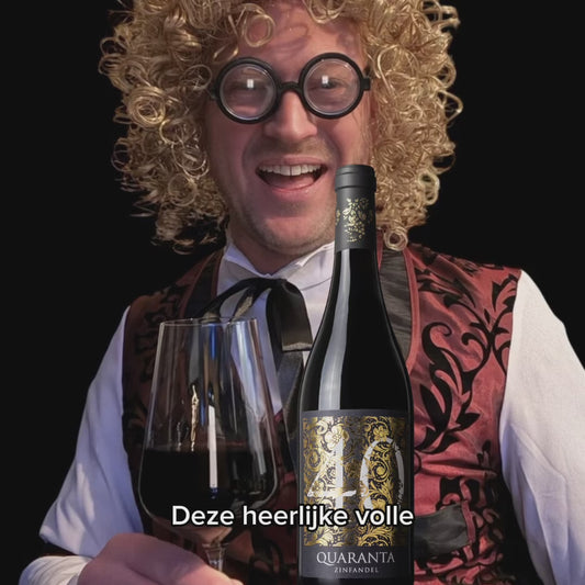De Borrelier - 6 flessen Quaranta Zinfandel